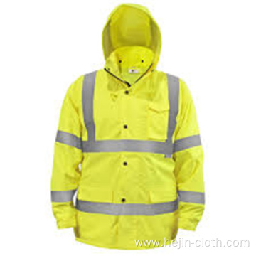 Outdoor heavy duty polyester rainwear